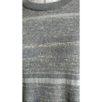 M.i.h Jeans Striped Merino Wool Sweater Metallic Crewneck New M Size M Photo 3