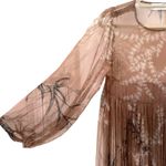 Zimmermann  Gossamer Bamboo Silk Maxi Dress Tan Sz 1 (US 6)‎ Photo 5