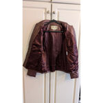 Women's Margaret Godfrey Brown Leather Jacket Size 4 Photo 6