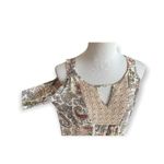 Signature Studio NWT Womens  Mixed Media Cold Shoulder Dress - Sz S Photo 1