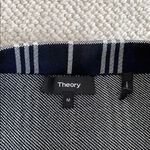 Theory plaid pencil skirt knit stretch black and white Medium Photo 1