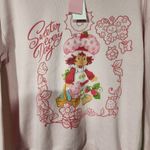 Strawberry shortcake pink sweatshirt women's size XXS Photo 2