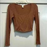 Bozzolo rustic brown colored crop top size small. Photo 0