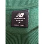 New Balance Women's Green Long Sleeve Crew Neck Sweater Sweatshirt Top Size M Photo 3