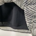 Rafaella NWOT  women’s black white pleated sheer lined sleeveless blouse‎ large Photo 3