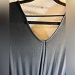 Jumpsuit by Lisa Rinna black knit wide palazzo pant. Knit jersey, elastic waist Size undefined Photo 8