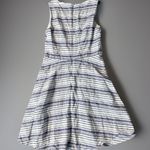 St. Tropez West Sleeveless Sun Dress 100% Linen Size 2 White Red Blue Striped Photo 1