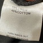 Sabo Skirt  Women’s Size S Black Linen Cotton Drawstring Lounge Shorts Photo 3