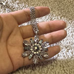 None Elegant Silver and Purple Floral fashion Necklace 💕3x15$ Photo 0