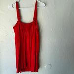 Urban Outfitters  Red Sundress Size M Button Front Sleeveless Midi 100% Lyocell‎ Photo 4