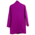 J.Crew  Cocoon Wool Blend Coat Italian Stadium Cloth Nello Gori Bright Plum 2 Photo 7