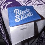 Ripskirt Hawaii  Floral Print Full Self Attached Closure Wrap Length 2 Skirt Size M Photo 2