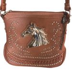 Montana West Country Horse Studs Western Conceal Carry Crossbody Bag One Size Photo 0