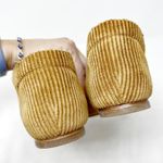 [Miista London] Tan Corduroy Pointed Toe D'Orsay Flats NWOT Size 39 US 8.5 Photo 5