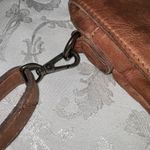 CIVICO 9 Cognac Brown Genuine Leather Cross Photo 5