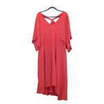 City Chic Adore Dress in Fruit Punch Chiffon Flutter Sleeves Size 22 Photo 2