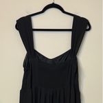 Grace Karin NWT Black Smocked Waist Maxi Dress Square Neck Sleeveless Flowy 2X # Size XXL Photo 4