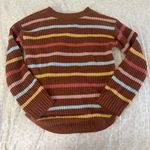 SO Colorful Striped Sweater Photo 2
