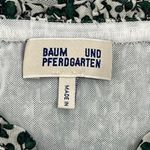 Baum Und Pferogarten Womens Dress‎ XS Floral Green White Boho Puff Sleeve Midi Photo 3