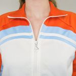 Nike Vintage 90s Orange and Light Blue Track Jacket Photo 2