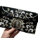 Valerie Stevens  Vintage Black Beaded Evening Bag/Clutch Photo 0