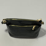 Divina Firenze Green Croc Embossed Leather Shoulder Bag Made in Italy Photo 2