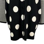 Moschino Boutique Virgin Wool Long Sleeve Button Front Polka Dot Dress Size 10 Photo 6