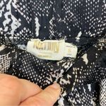 Nation Ltd  Black Snakes Print Satin High Rise Pull On Jogger Pants Size Small‎ Photo 3