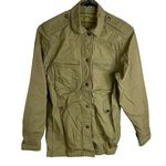 Vtg L'Esquimau International Womens Shirt 40 Khaki French Safari Hunting Snap Brown Photo 0