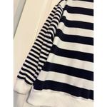 Workshop Republic Clothing Navy & White Striped Crewneck Sweater By Womens L/G C Photo 3