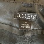 J.Crew Pants Womens Tall Mid-rise Bootcut Faux Leather Black Size 26T Photo 6