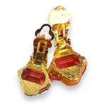 Dorlan Vintage Rhinestone Pink Clip on Earrings Photo 3