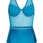 Ted Baker ππ Kesia Scalloped Mesh Swimsuit 36 C/D Photo 5