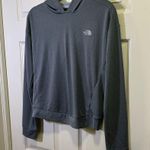 The North Face  Lightweight Hooded Sweatshirt Jumper Size Small Gray Cropped Photo 2