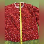 1970's Vintage VICTORIAN Edwardian Style CALICO Prairie Blouse Multiple Size XS Photo 9