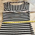 Trina Turk  striped sleeveless mini dress pullover black gray size P/XS s… Photo 4