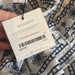 The Shirt Rochelle Behrens Smocked Ruffle Shirt Mini Dress Size XS NWT White Photo 4