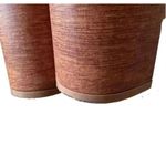 Lulus Lulu’s Lucianto Copper Satin Ankle Strap Wooden Platform Sandals SZ 6 Photo 1