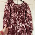 Ulla Johnson  Martine Dress Syrah Shibori Tie Dye Wine Red Maroon Burgundy Size 0 Photo 5