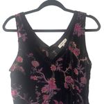 Another Love S Burn Out Velvet Dark Romantic Witchy Vampire Grunge Floral Top Black Photo 1