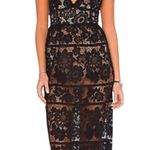 For Love & Lemons  NEW Gianna Blue Lace Midi Dress Photo 7