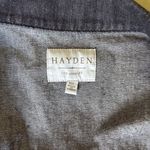 Hayden  Black Ruffle Denim Jacket Photo 5