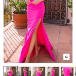 Elegant Pink Prom Dress Size 10 Photo 1