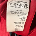 Free People NWT Arabella Satin Rubies Red Tie Back Blouse Sz XS Party Going Out Photo 10