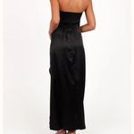 Petal and Pup  NWT $109 Black Kara Strapless Maxi Dress L 12 14 Photo 5