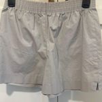 Lacoste Vintage preppy  Sport Shorts Gray Elastic Pocket Logo women's Size 6 Photo 0