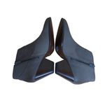 Frye  Reina Leather Bootie Boots Pointed Stacked Heel 8.5M New Photo 6