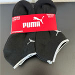 Puma Nwt Black and Gray Women's Cushioned Socks - 6 Pairs Photo 0