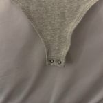 Abercrombie & Fitch Abercrombie gray long sleeve bodysuit Photo 3
