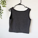 St. John Vintage  Striped Crop Tank Top Sz M Photo 1
